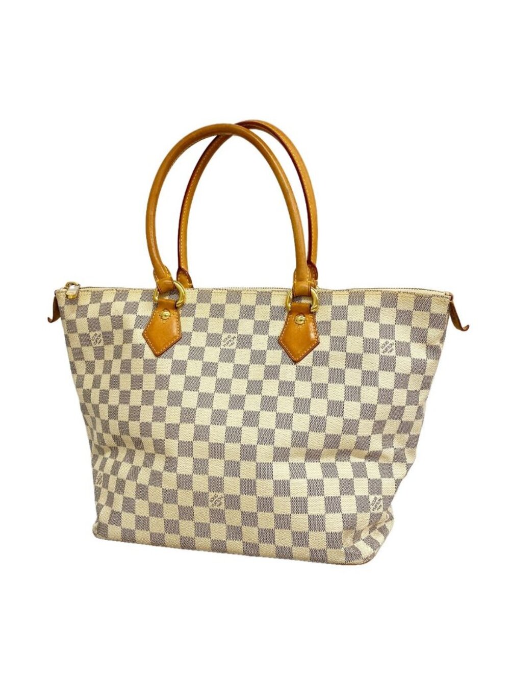 Louis Vuitton Tote Bag Damier Azur Saleya MM White